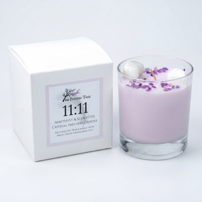11:11 - Angel Numbers - Crystal Infused Scented Candle