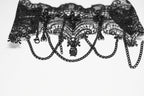 Punk Rave Goth Bat Necklace