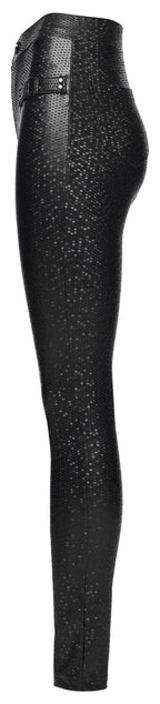 Punk Rave Ravenna Leggings - Black Prism Finish