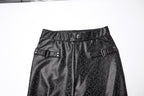 Punk Rave Ravenna Leggings - Black Prism Finish