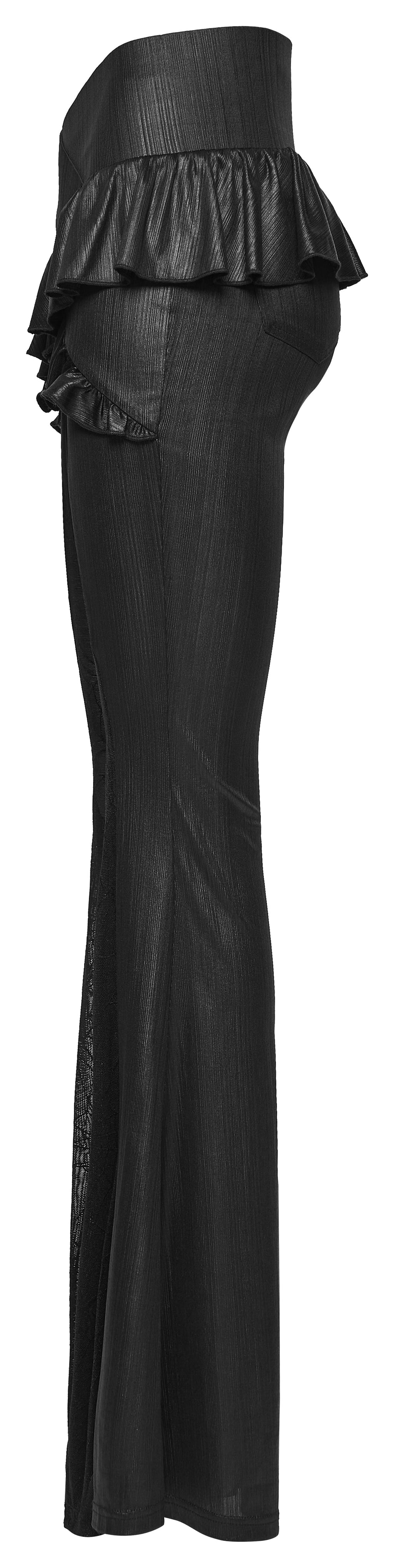 Punk Rave Bellatrix Goth Leggings Flares - Alt Flared Trousers