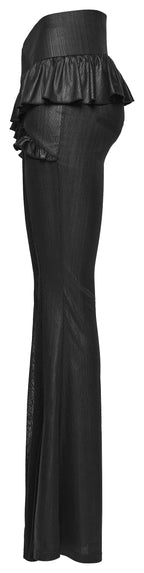 Punk Rave Bellatrix Goth Leggings Flares - Alt Flared Trousers
