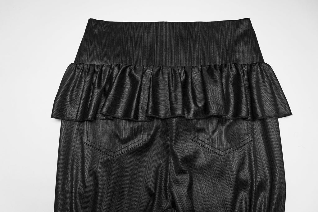 Punk Rave Bellatrix Goth Leggings Flares - Alt Flared Trousers