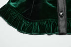 Punk Rave Fawn Gradient Printed Shirt in Green