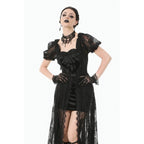 Dark in Love Morwenna Lace Gothic Maxi Dress in Black