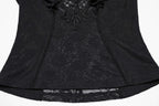 Punk Rave Gothic Applique Top