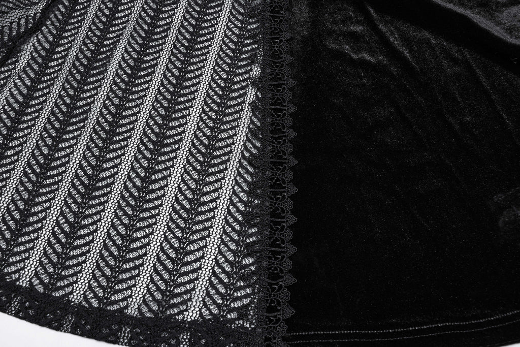 Punk Rave Nera Goth Dynamic Skirt
