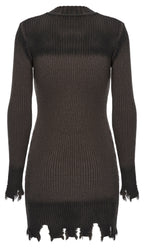 Punk Rave Lunar Eclipse Embroidered Dress