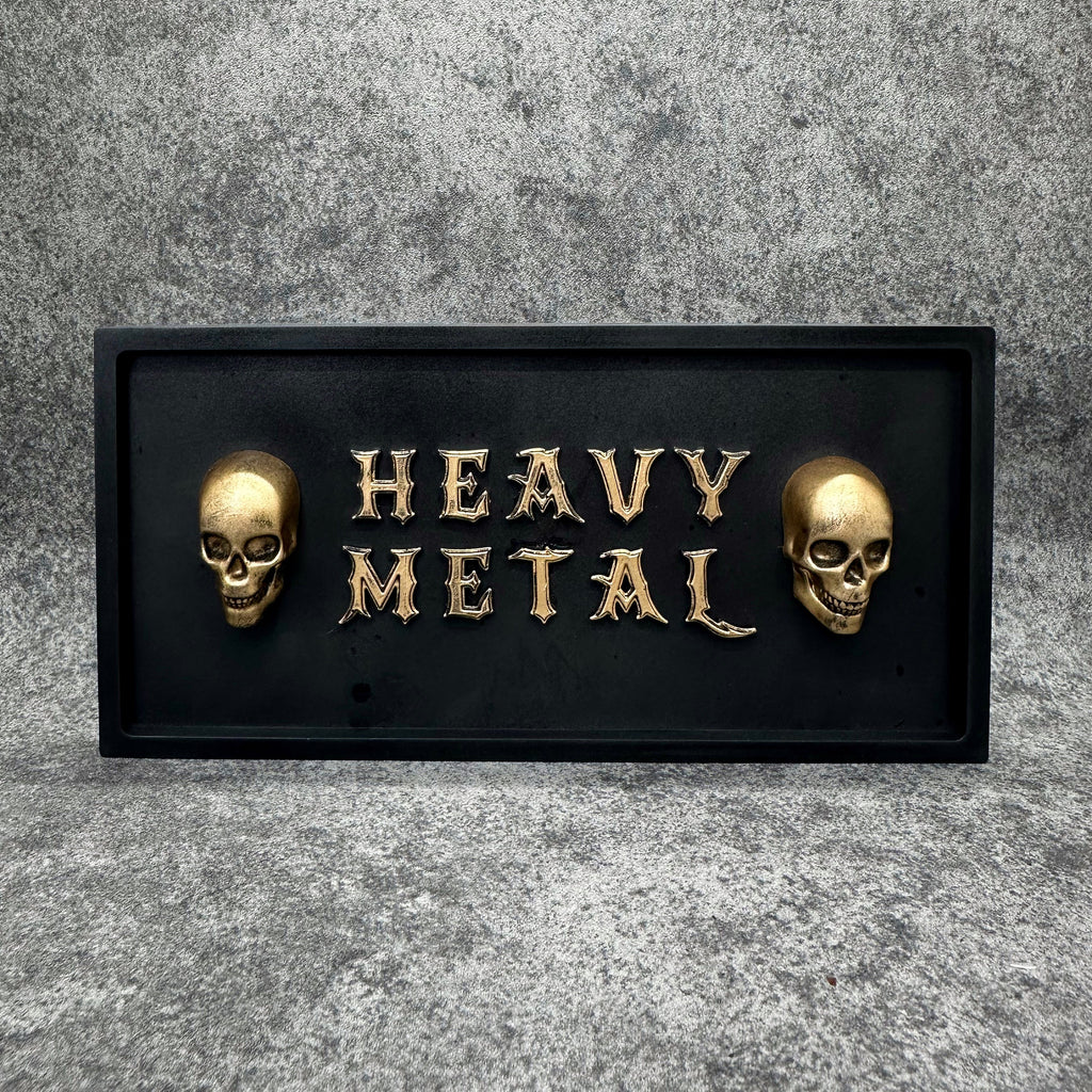 Heavy Metal Wall Plaque
