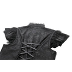 Dark in Love Seraphine Lace Shoulder Goth Top