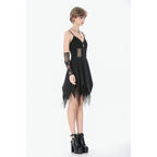 Dark in Love Punk Sleeveless Dress with Chains