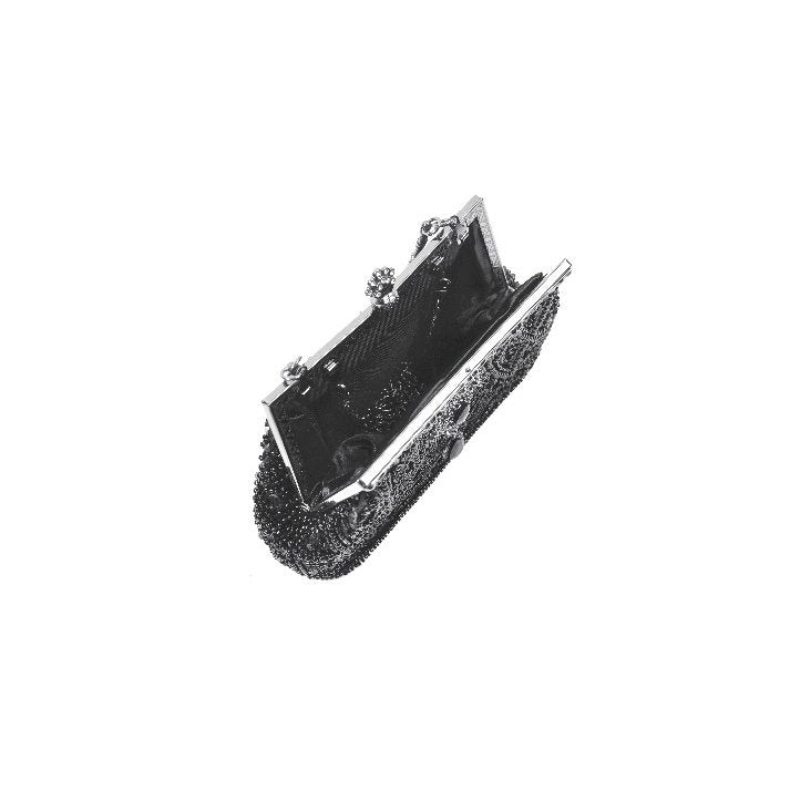 Dark In Love Celestine Vintage Beaded Gilded Evening Bag
