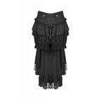 Dark in Love Cordelia Gothic High-Low Layered Skort