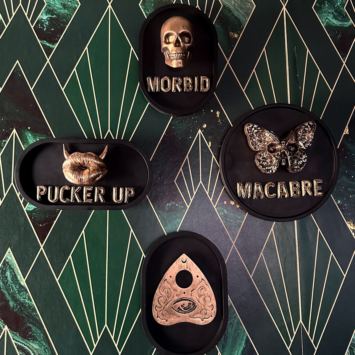 ‘Macabre’ Death Moth Wall Plaque