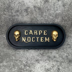 ‘Carpe Noctem’ Skull Wall Plaque