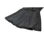 Dark In Love Gwendolyn Lace Panel Goth Mini Dress in Black