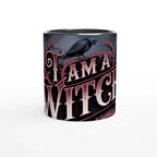 🖤 Gothic Witch’s Ceramic Mug – 11oz Black Magic Coffee Cup ☕✨ | Witchy Gift for Spellcasters & Gothic Lovers