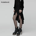Punk Rave - Belladonna Goth Rose Fishtail Skirt