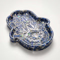 Resin Lapis Lazuli Hamsa Hand Dish