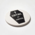 Coffins & Coffee Coaster
