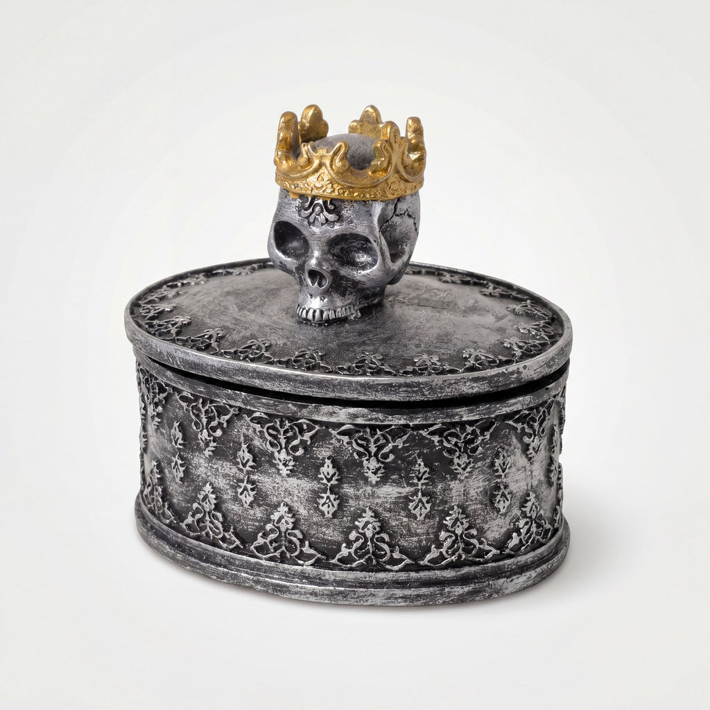 Crowned Skull Trinket Box