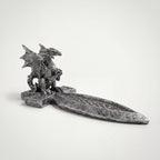 Silver Dragon Sword Incense Stick Holder