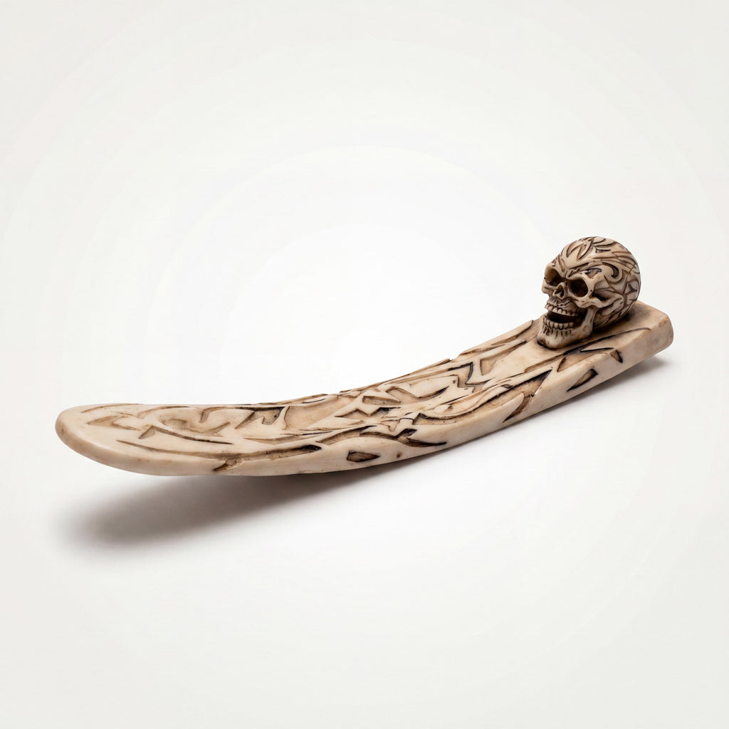 Tribal Skull Bone Effect Incense Stick Holder