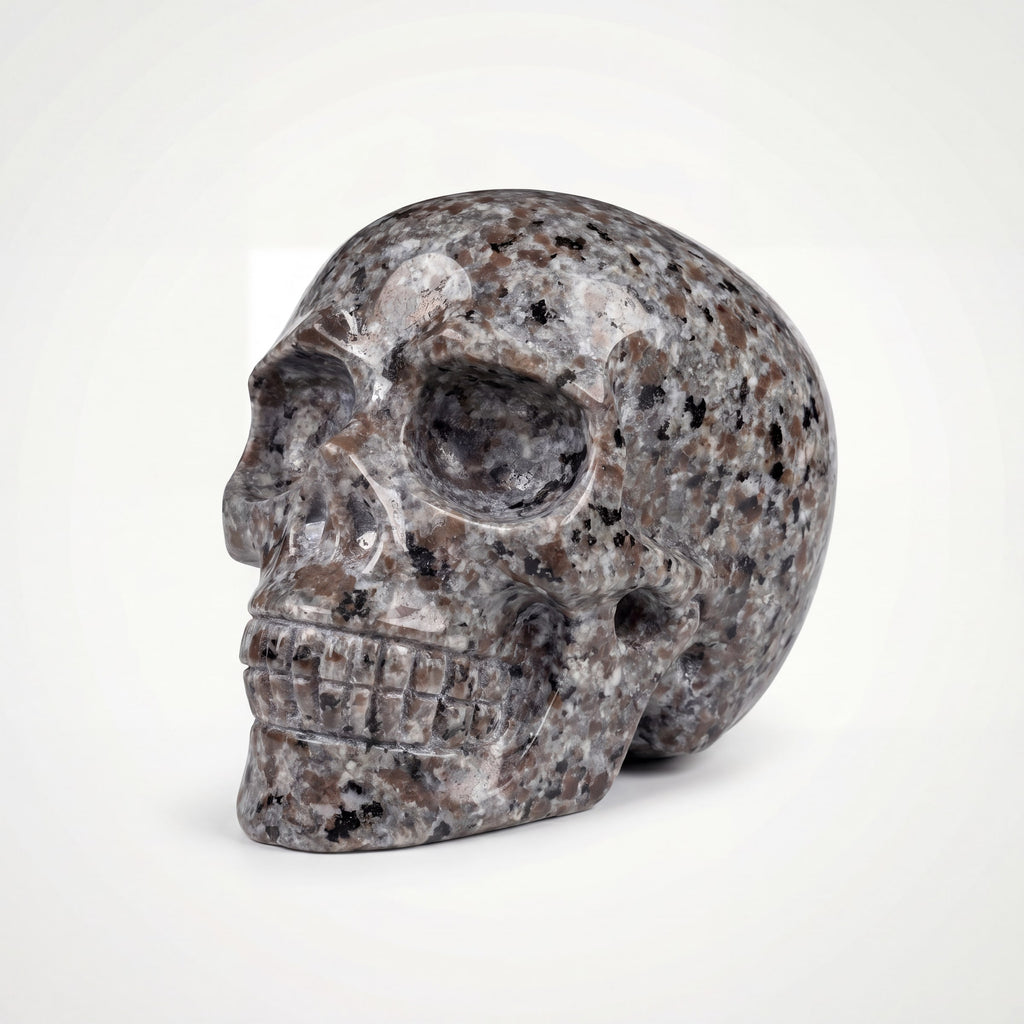 Large Yooperlite Crystal Skull – 705g | One of a Kind