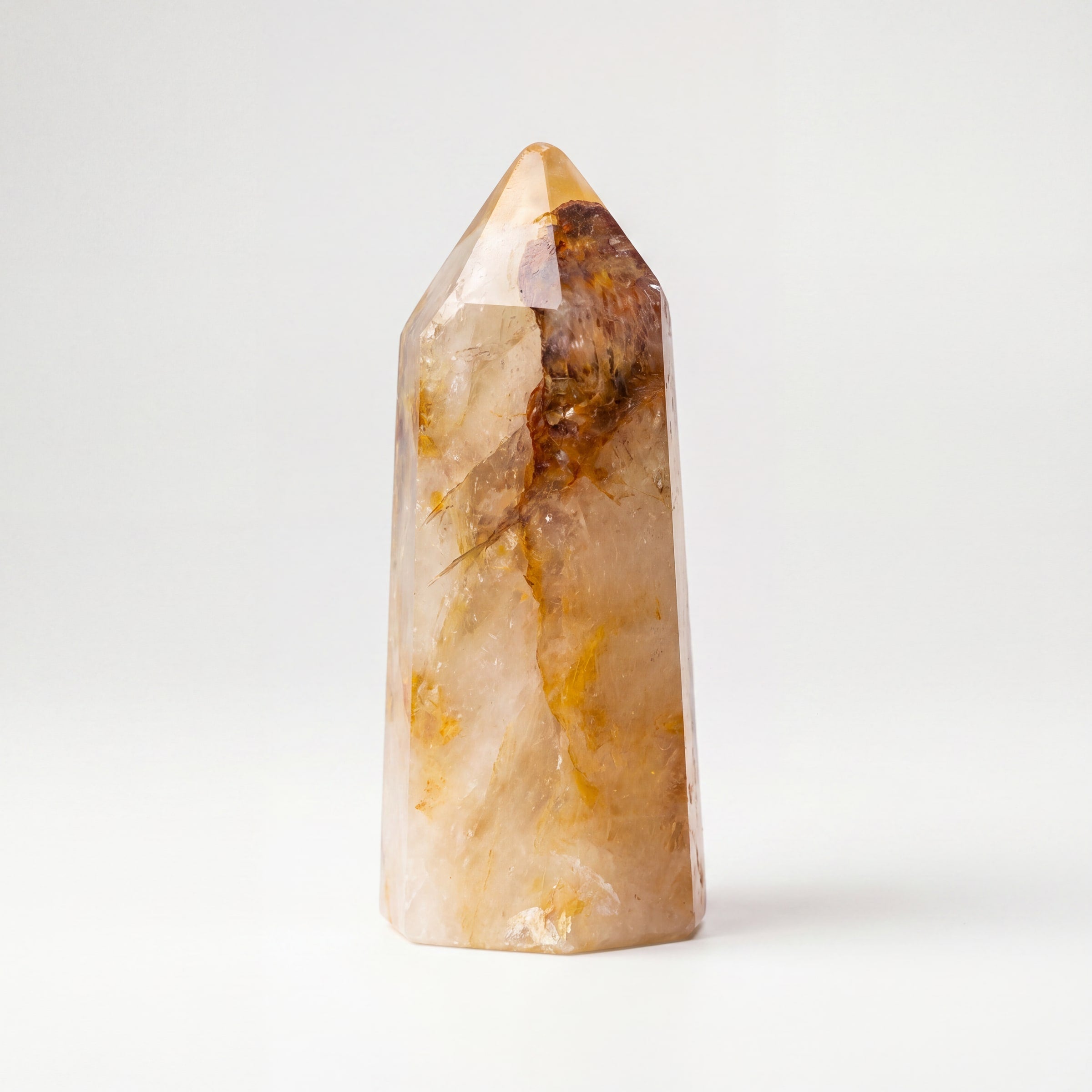 Golden Healer Quartz Crystal Point Tower – 6cm 47g | One of a Kind
