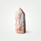 Red Network Crystal Point Tower – 5.5cm 41g | One of a Kind
