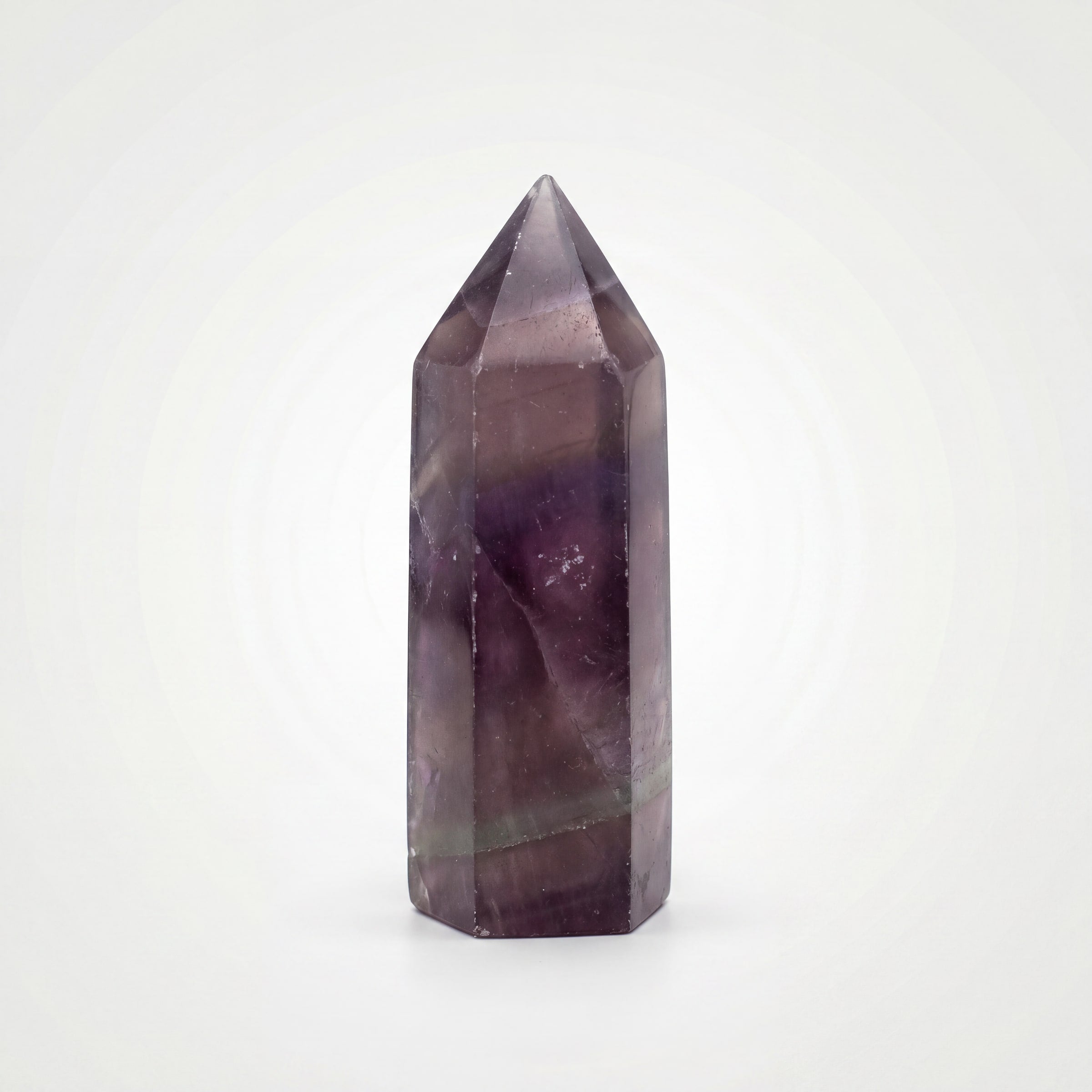 Purple Fluorite Crystal Point Tower – 6.5cm 70g | One of a Kind