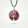Red Jasper Tree of Life Pendant Necklace