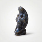 Labradorite Moon Face Carving