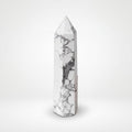 Howlite Crystal Point Tower
