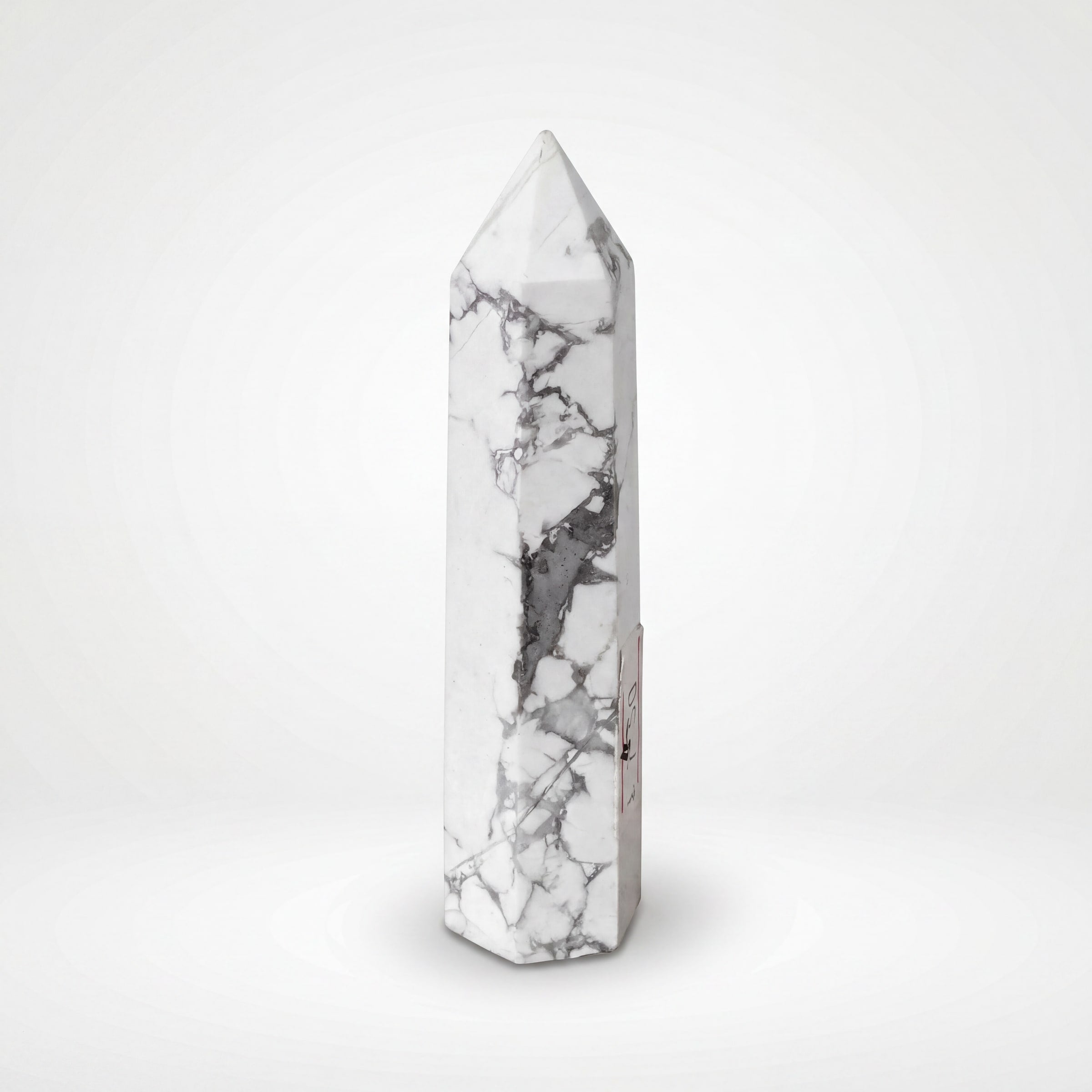 Howlite Crystal Point Tower
