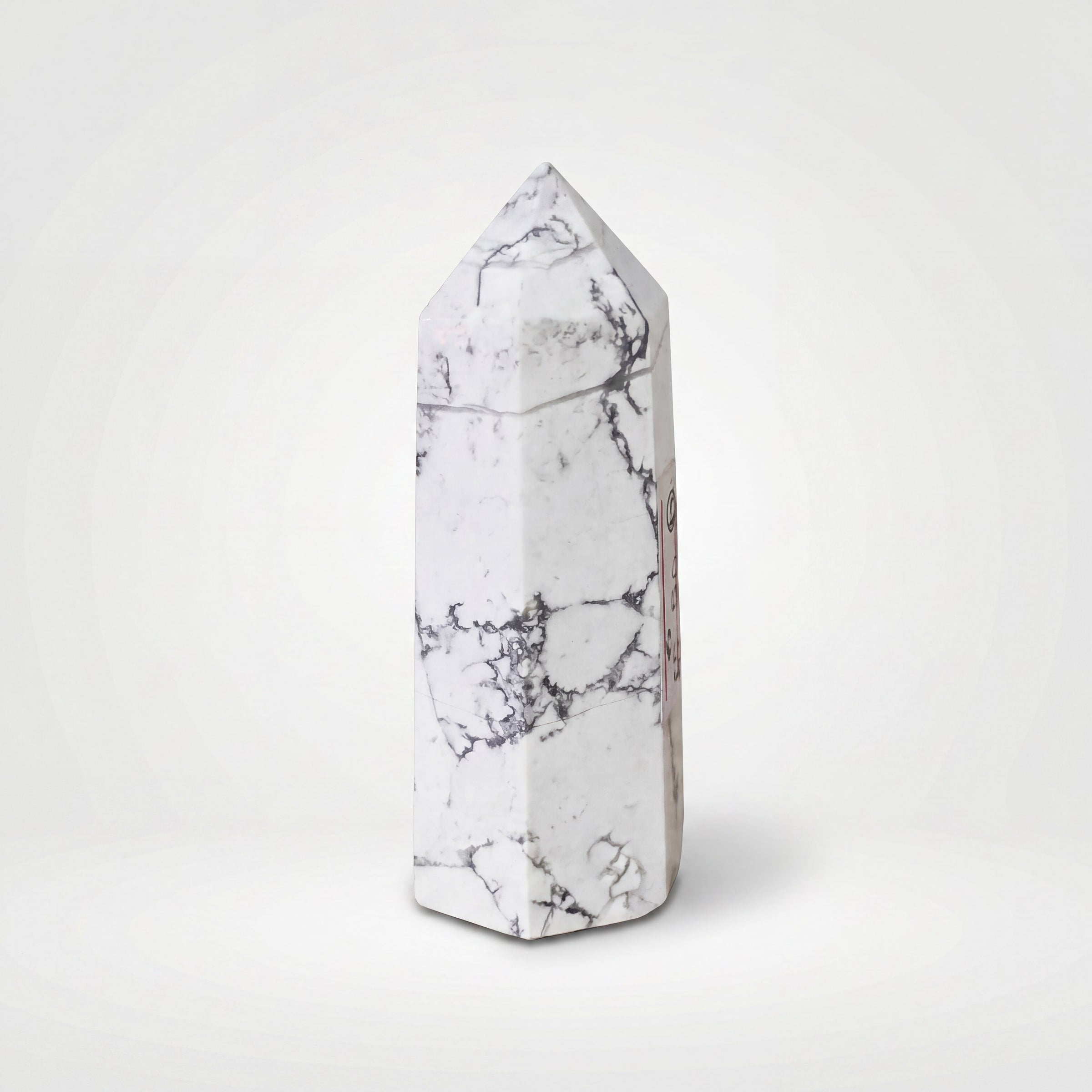 Howlite Crystal Point Tower