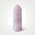 Lavender Rose Quartz Crystal Point Tower