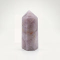 Lavender Rose Quartz Crystal Point Tower