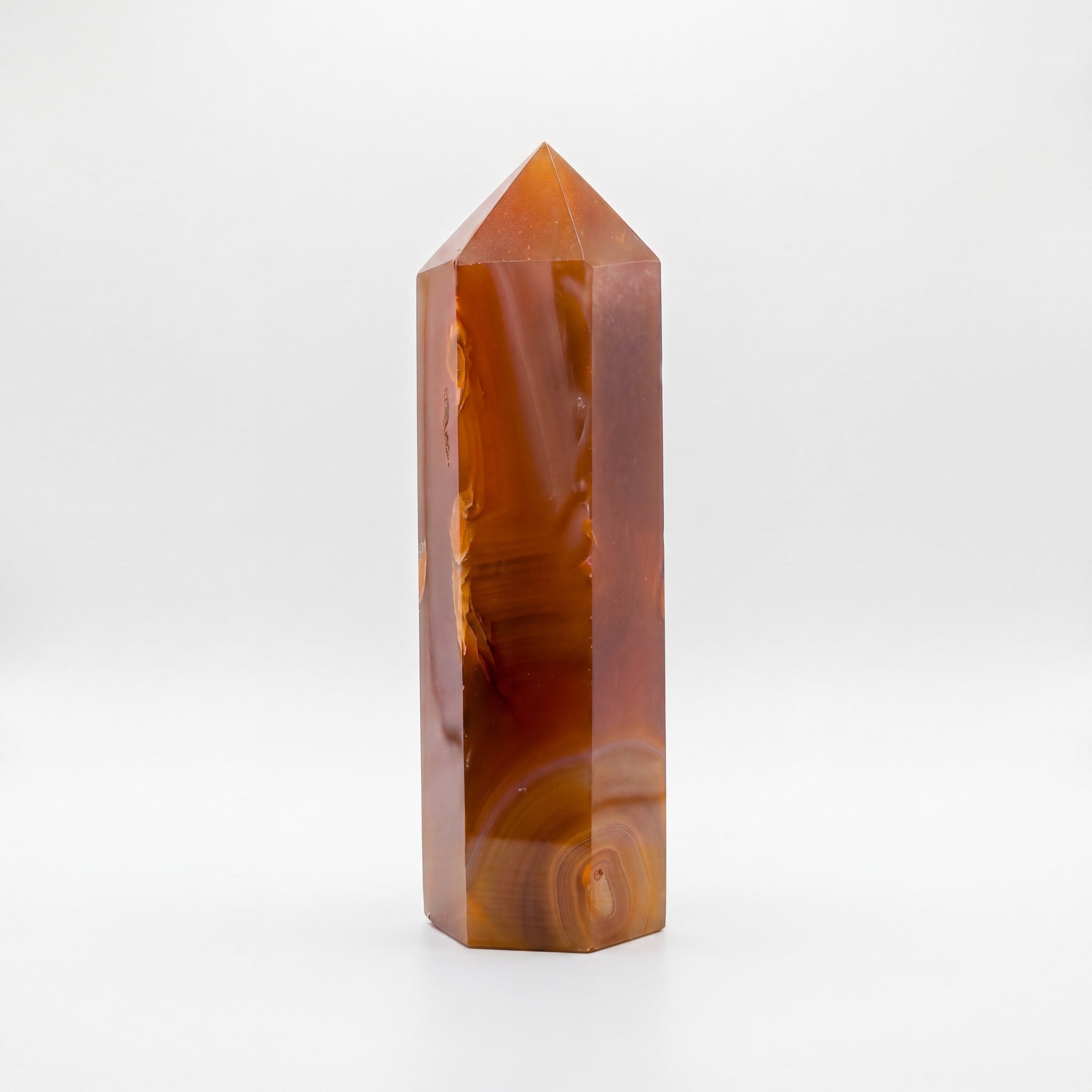 Carnelian Crystal Point Tower
