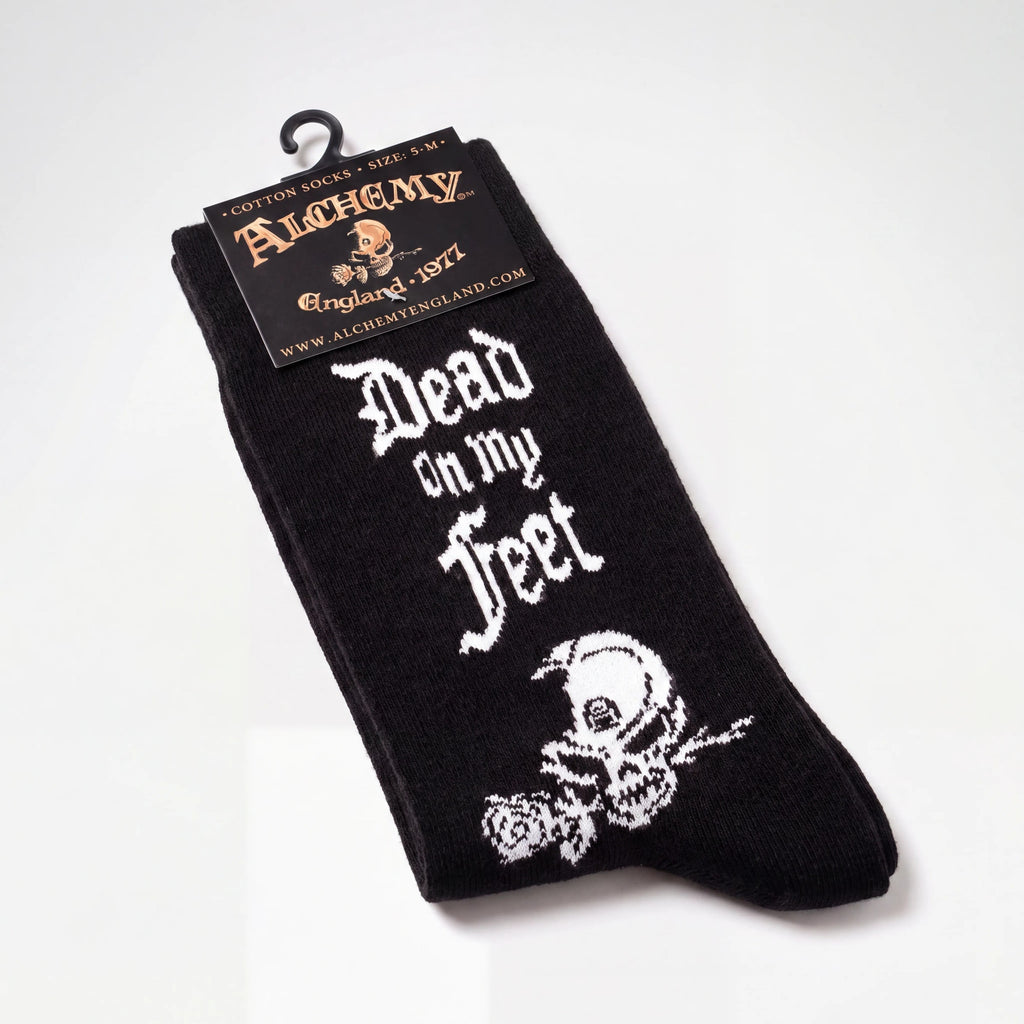 Alchemy Gothic Dead On My Feet Socks