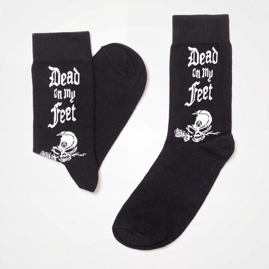 Alchemy Gothic Dead On My Feet Socks