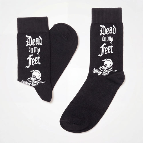 Alchemy Gothic Dead On My Feet Socks