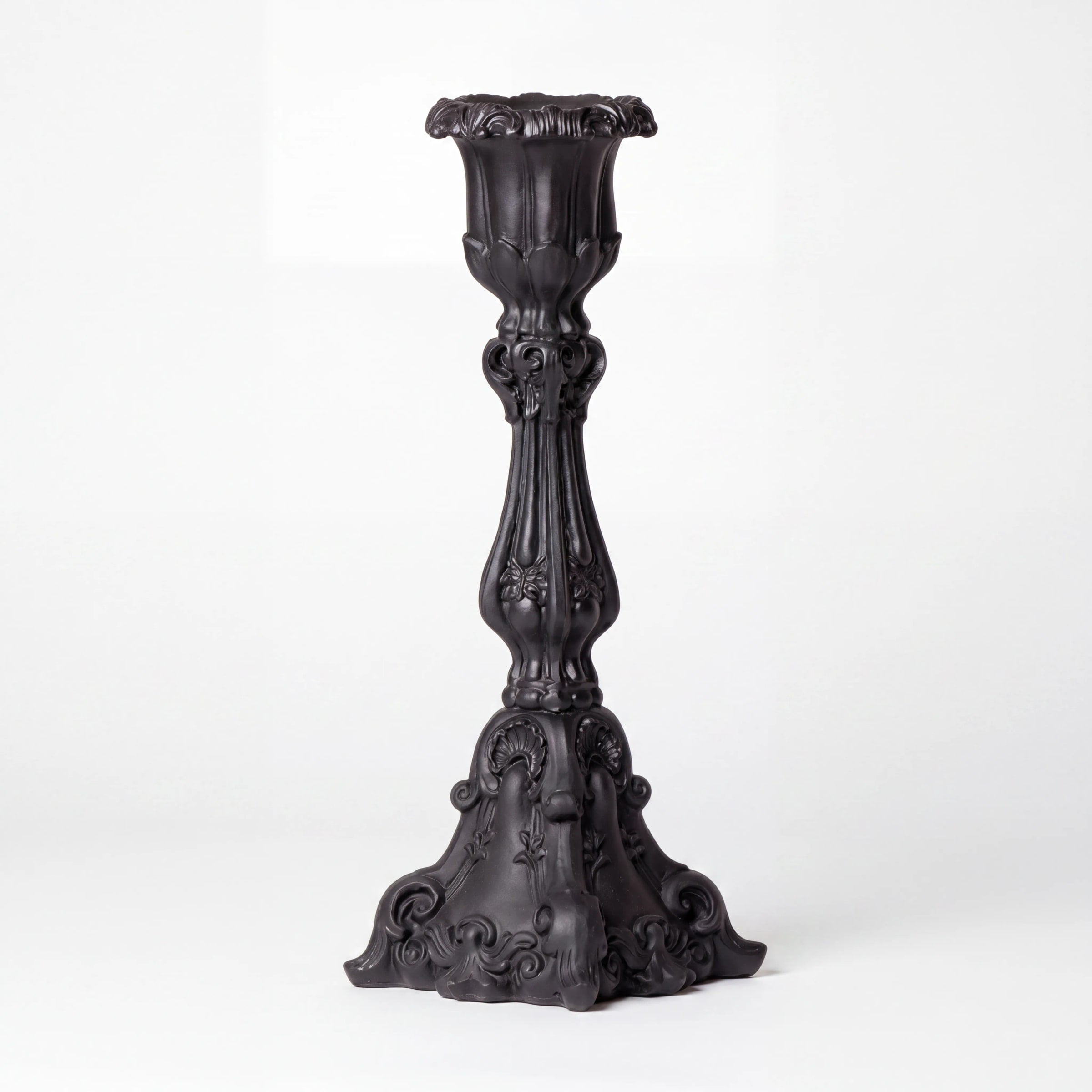 Alchemy Gothic Baroque Black Candle Holder
