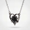 Alchemy Gothic Heart of Blackness Necklace
