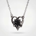 Alchemy Gothic Heart of Blackness Necklace