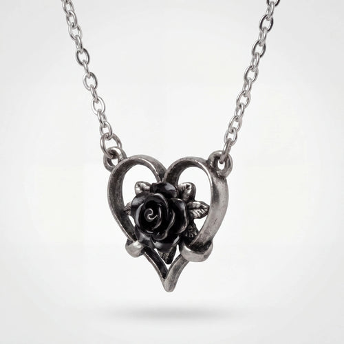 Alchemy Gothic Heart of Blackness Necklace