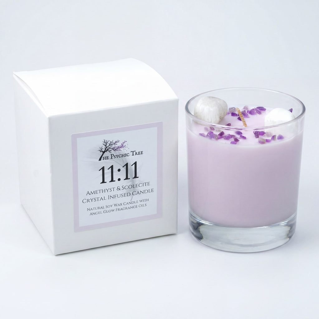 11:11 -  Angel Numbers - Crystal Infused Scented Candle