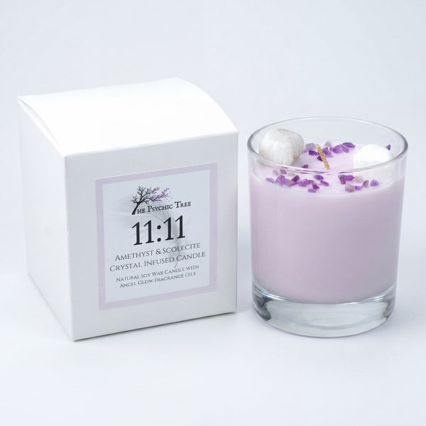 11:11 -  Angel Numbers - Crystal Infused Scented Candle