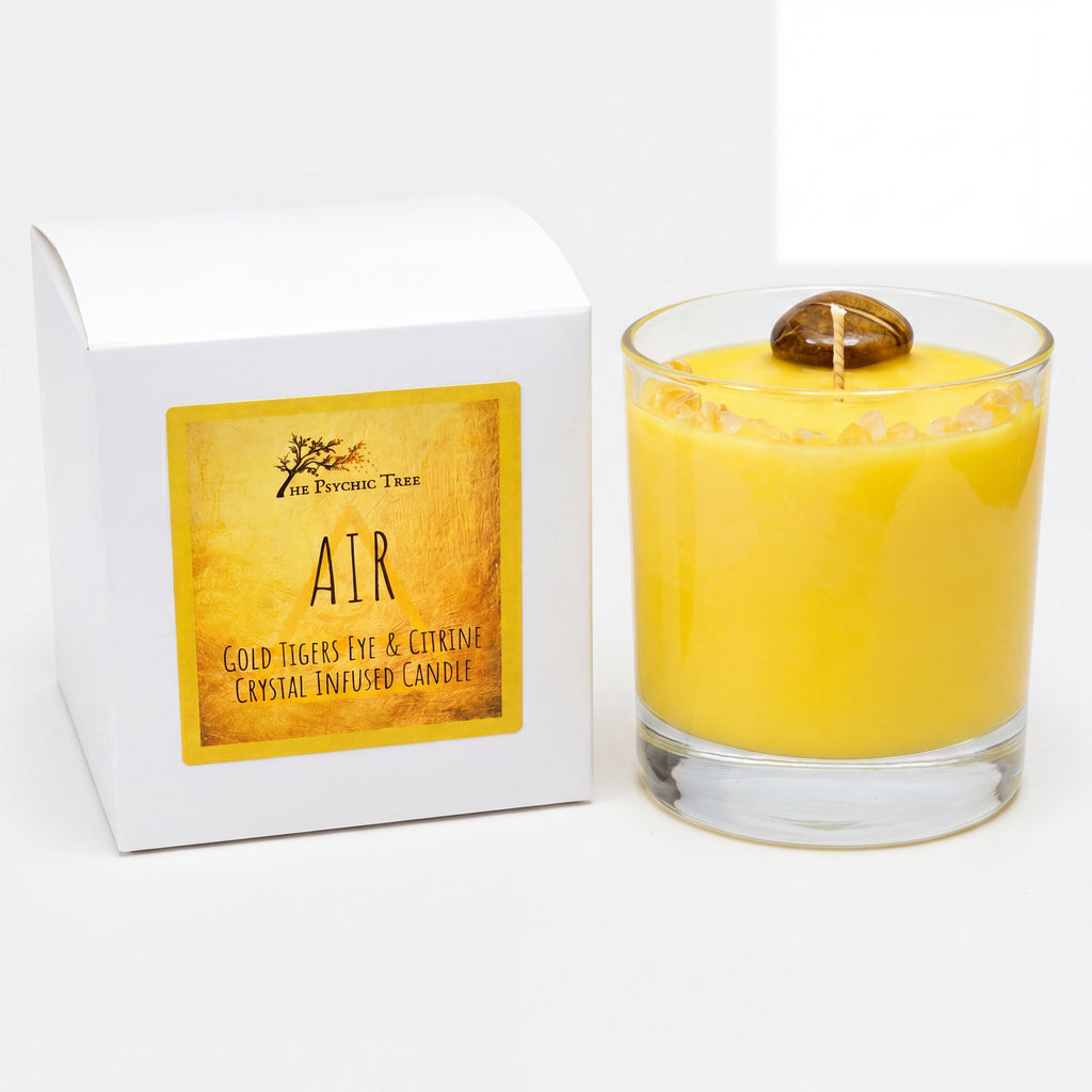 Air Elements - Crystal Infused Scented Candle