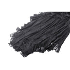 Dark in Love Kaia Midnight Mystique Velvet Ruffle Off-Shoulder Mermaid Dress